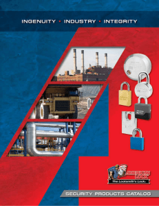 A-003 American Lock Security Products Catalog