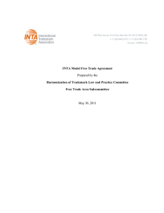 Model Free Trade Agreement - International Trademark Association