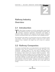 Railway Industry Overview