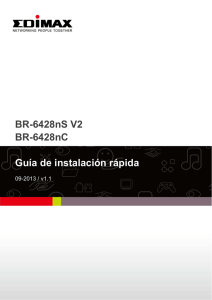 BR-6428nS V2 BR-6428nC Guía de instalación rápida