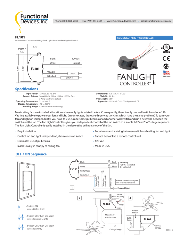 Datasheet - Functional Devices, Inc.