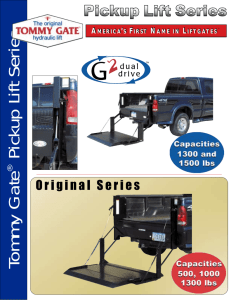 Tommy Gate Pickup Lift Series