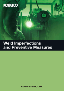 Weld Imperfections and Preventive Measures