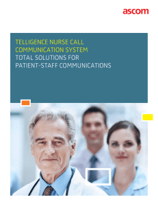 Telligence Nurse Call Brochure