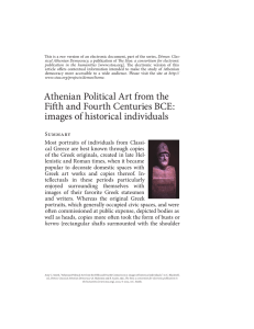 Athenian Political Art from the Fifth and Fourth Centuries BCE