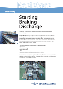 Starting Braking Discharge - Microelettrica Scientifica