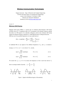 Minimum Shift Keying - Winlab