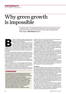 Why green growth is impossible