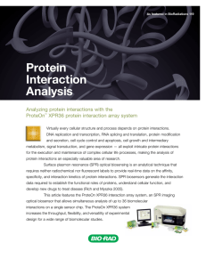 Protein Interaction Analysis - Bio-Rad