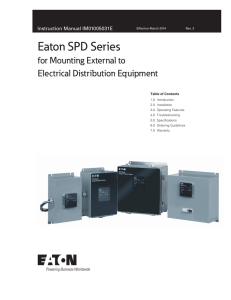 Eaton SPD Series