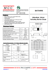 BAT54WS-TP Datasheet