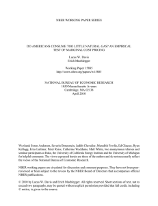 Do Americans Consume Too Little Natural Gas? An Empirical Test