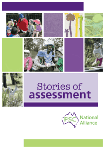 PSCA`s Stories of Assessment - Children`s Services Central