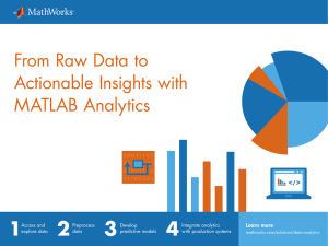 From Raw Data to Actionable Insights with MATLAB