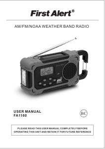 RA AM/FM/NOAA WEATHER BAND RADIO