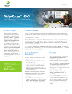 VidyoRoom™ HD-3