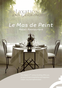 Brochure - Mas de Peint / Manade Jacques Bon