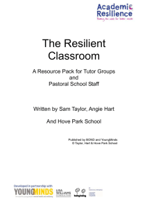 The Resilient Classroom