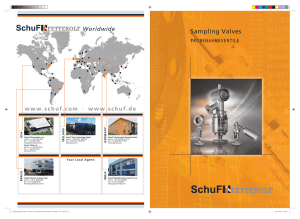 Sampling valve (brochure)