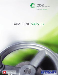 sampling valves