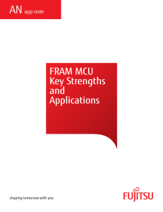 FRAM MCU Key Strengths and Applications