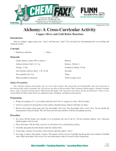91343 Alchemy-A Cross-Curricular Activity