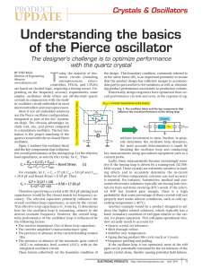 Fundamentals of the Pierce Oscillator