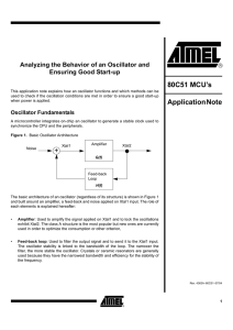 Analyzing the Behavior of an Oscillator and Ensuring Good