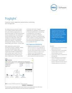 Foglight Application Performance Monitoring