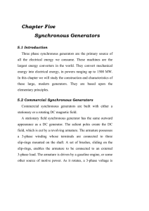 Chapter Five Synchronous Generators