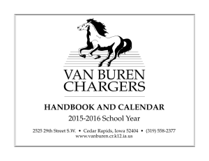 Van Buren Handbook 2015-2016 - Van Buren Elementary School