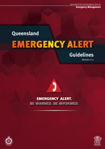 emergency alert - Disaster Management