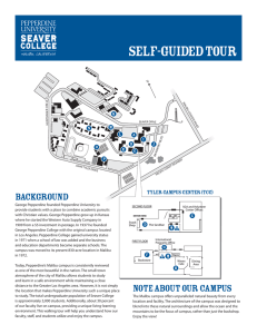 Self-guided Tour - Pepperdine University