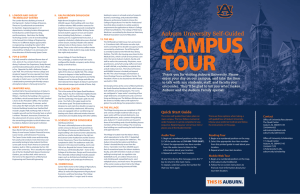 Self Guided Tour - Auburn University