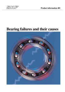 Bearing failures and their causes