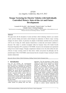 Torque Vectoring for Electric Vehicles with Individually Controlled
