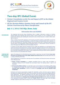 Two-day IPC Global Event: