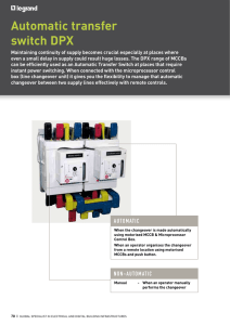 Automatic transfer switch DPX