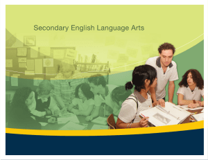 Secondary English Language Arts