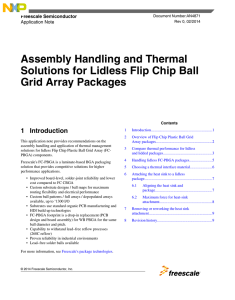 AN4871, Assembly Handling and Thermal Solutions for