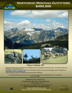 Northwest Montana Outfitters $499999