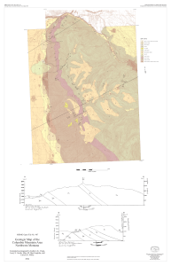 Geologic Map of the Columbia Mountain Area Northwest Montana