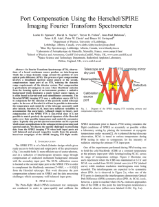 Port Compensation Using the Herschel/SPIRE Imaging Fourier