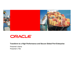 Transform to a High Performance and Secure Global Port