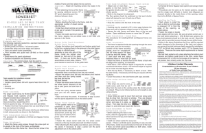 bi-fold and bypass track systems installation instructions