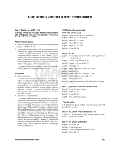 asse series 5000 field test procedures