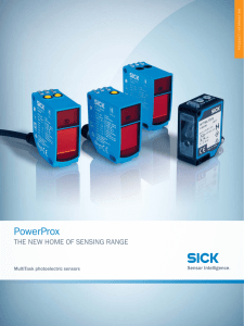 PowerProx MultiTask photoelectric sensors