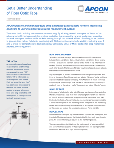 Get a Better Understanding of Fiber Optic Taps