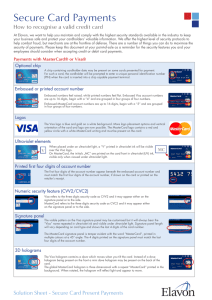 Secure Card Payments
