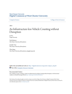 An Infrastructure-less Vehicle Counting without Disruption